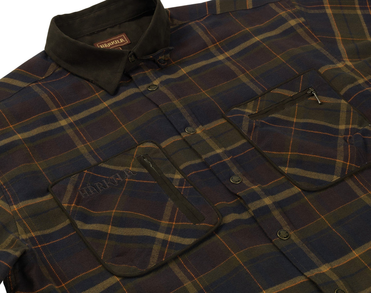 Pajala Skjorta - Mellow brown check - Härkila