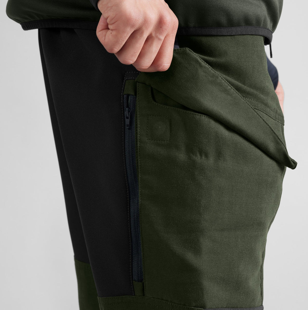 Scandinavian byxor - Duffel green/Svart - Härkila