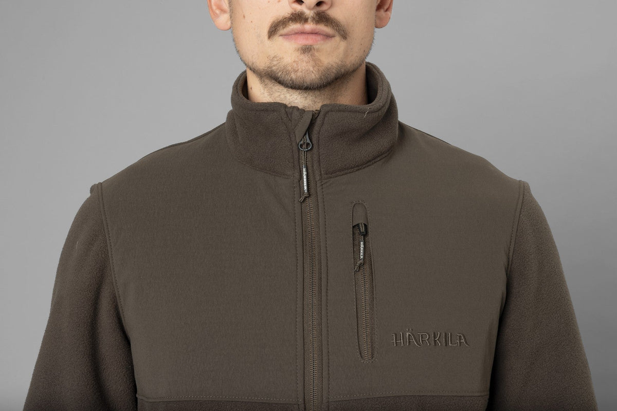 Fjällfleecejacka - Shadow Brown - Härkila