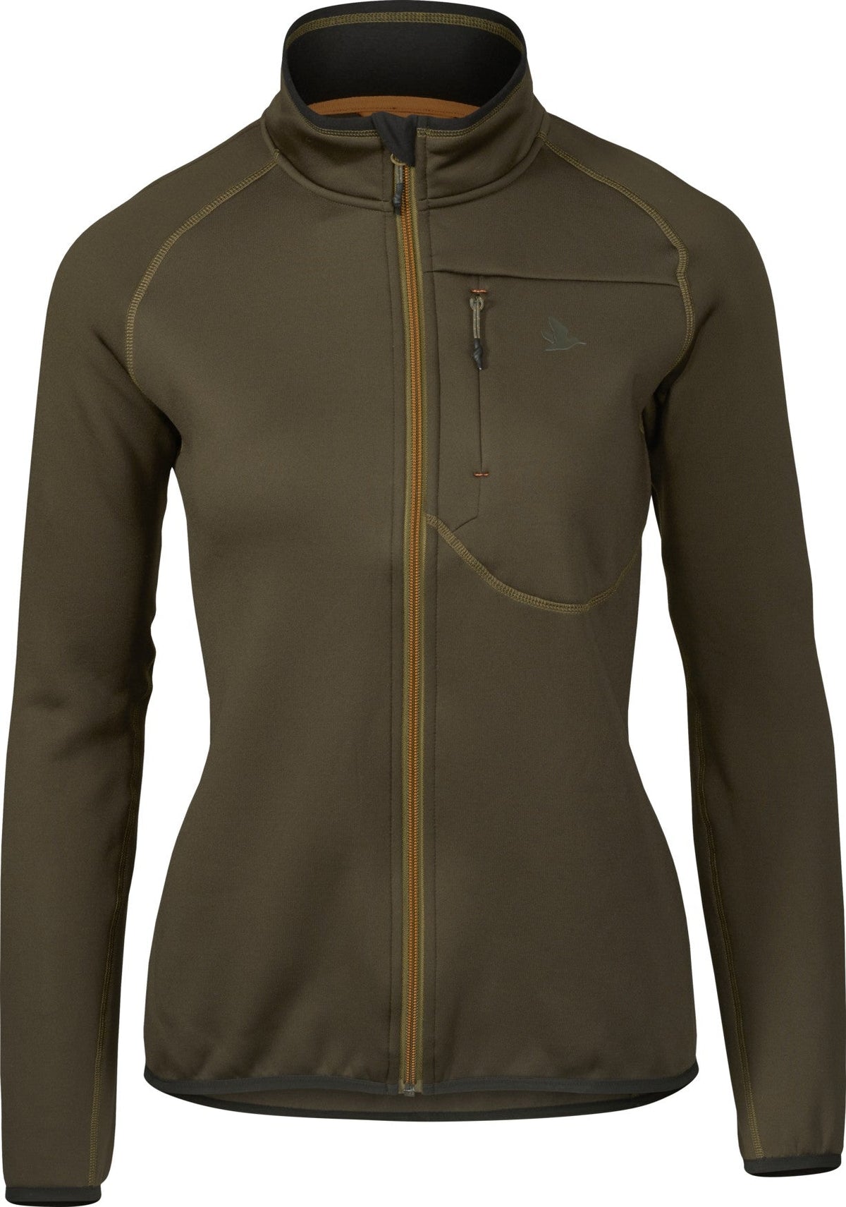 Hawker fleecejacka med hel dragkedja Dam Pine green - Seeland