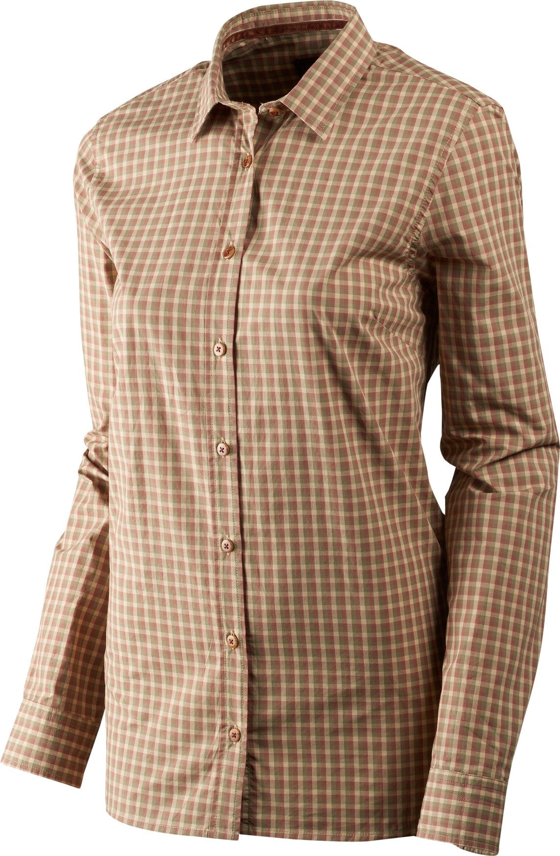 Selja Lady L/S rutig skjorta Moonlight rose check - Härkila