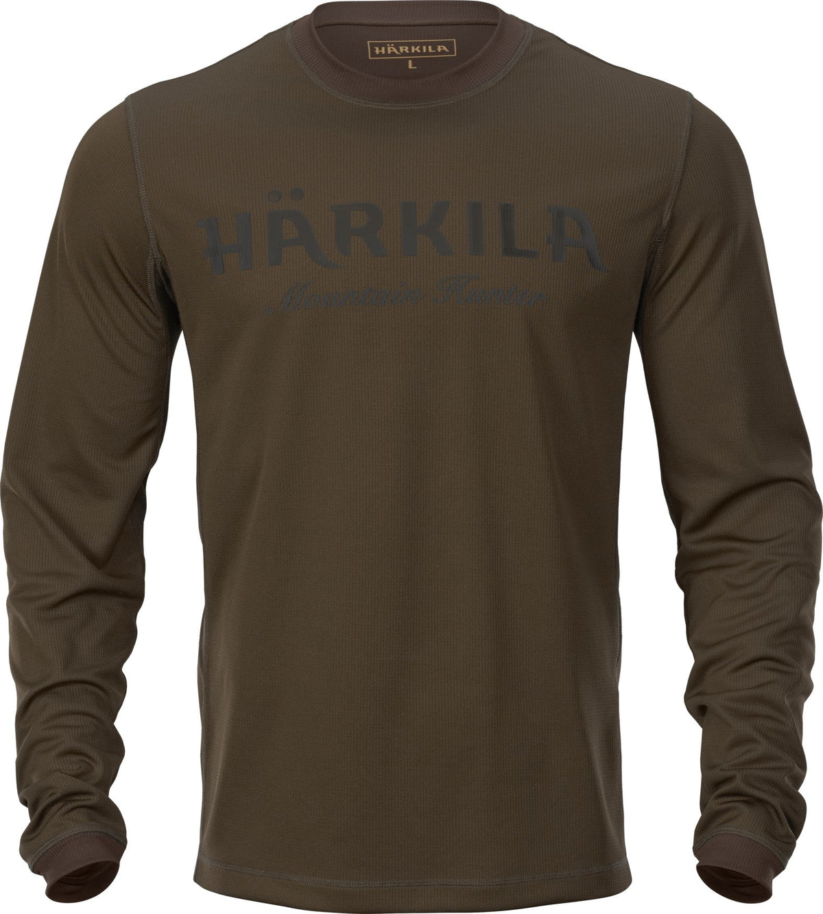 Mountain Hunter långärmad t-shirt Hunting green/Shadow brown - Härkila