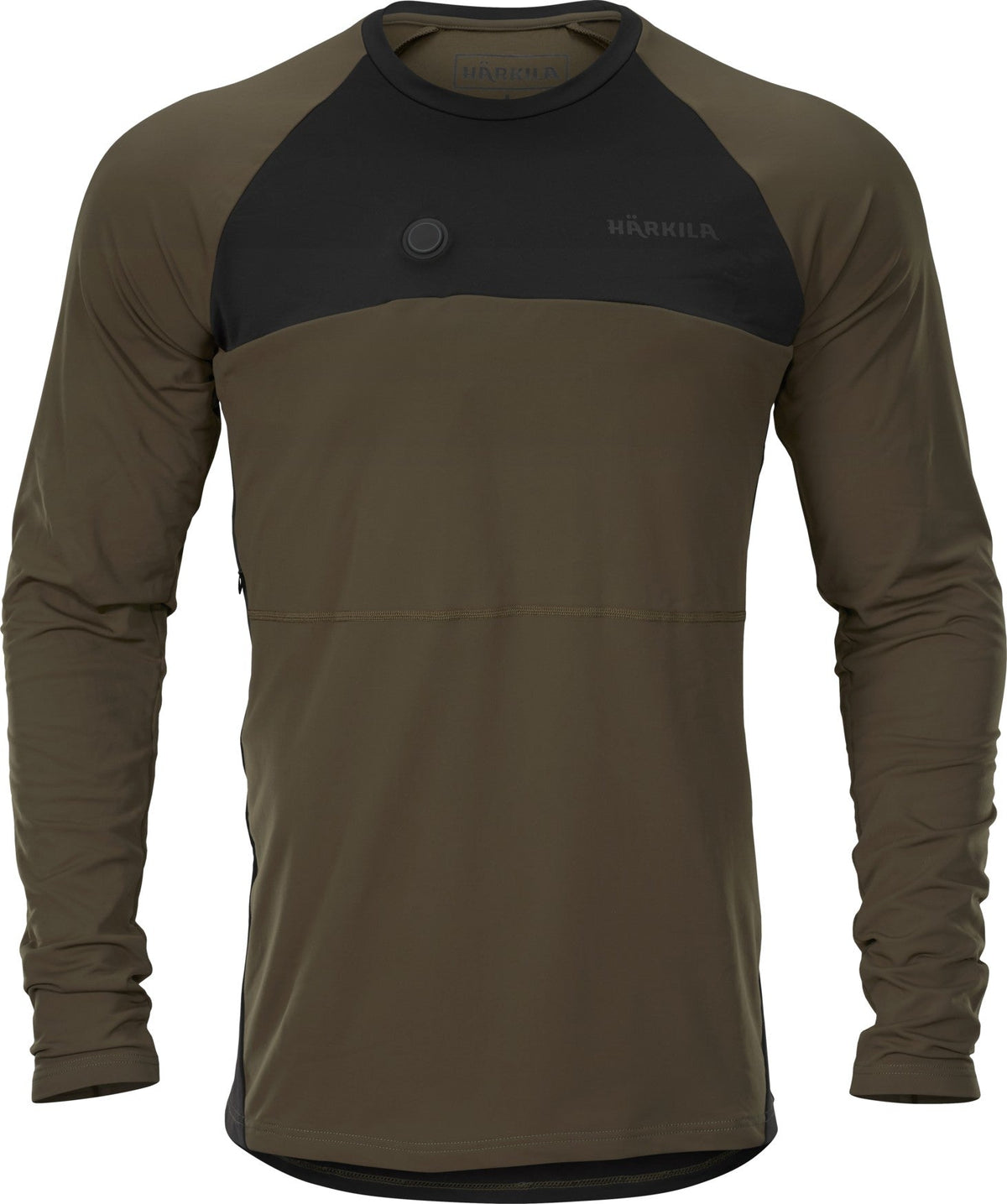 Heat L/S T-shirt Willow green/Svart - Härkila