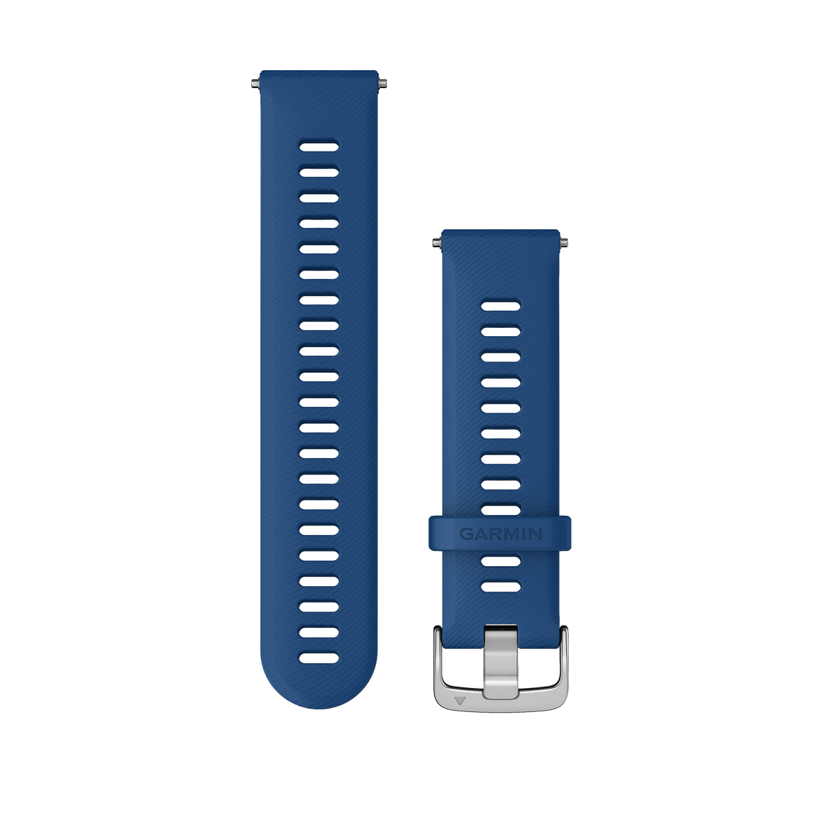 Quick Release remme (18 mm), Whitestone/Tidal Blue, sølv hardware 2