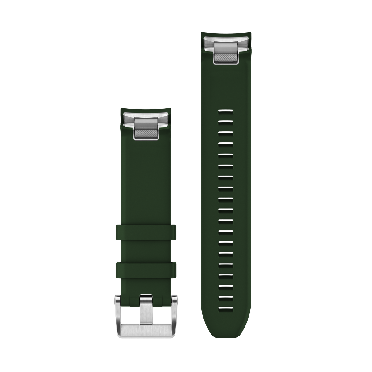 QuickFit® 22 urremme, Jacquardvævet nylonrem – Pine Green 3