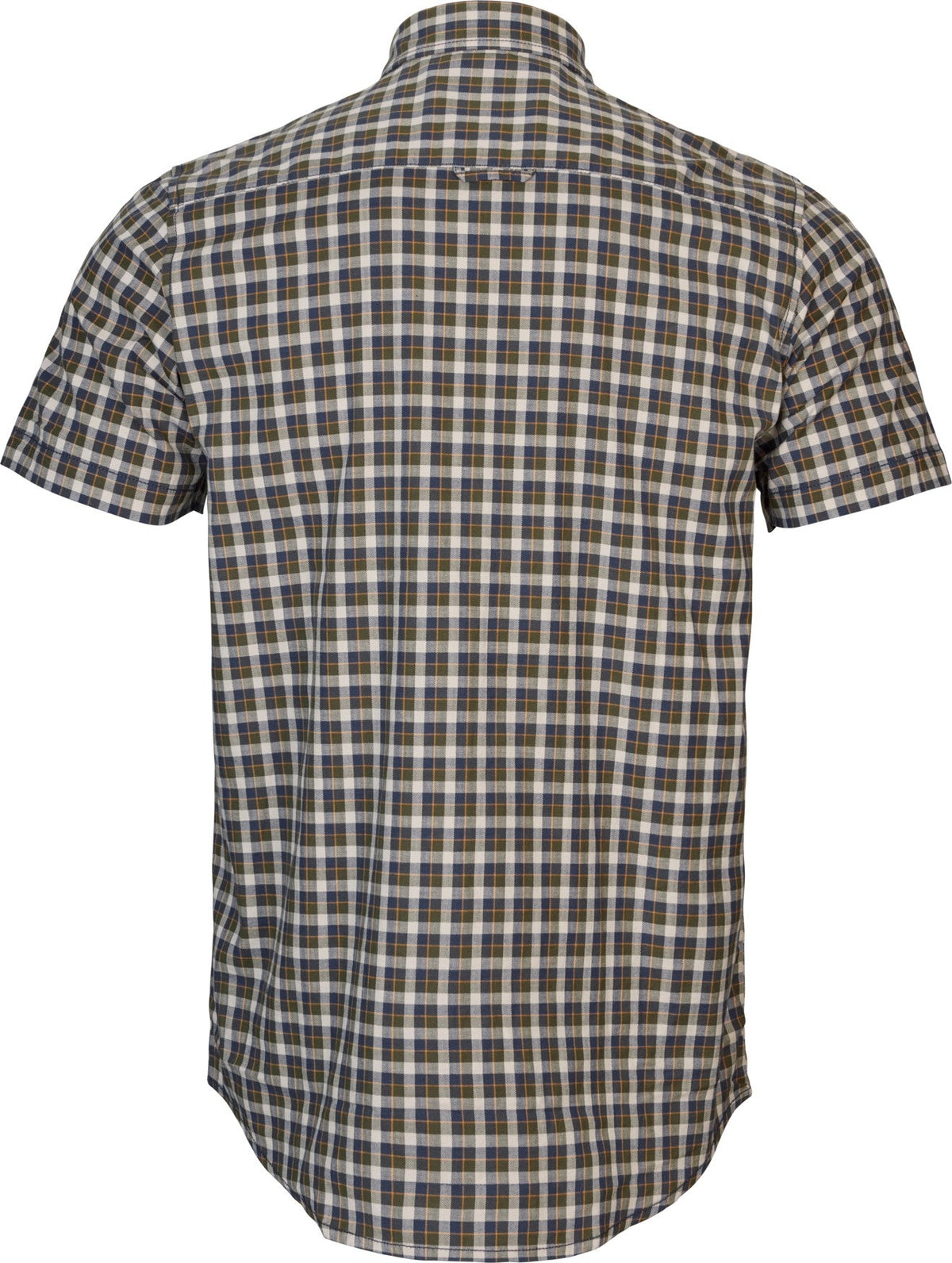 Fjell S/S-skjorta Naval Blue Check - Härkila