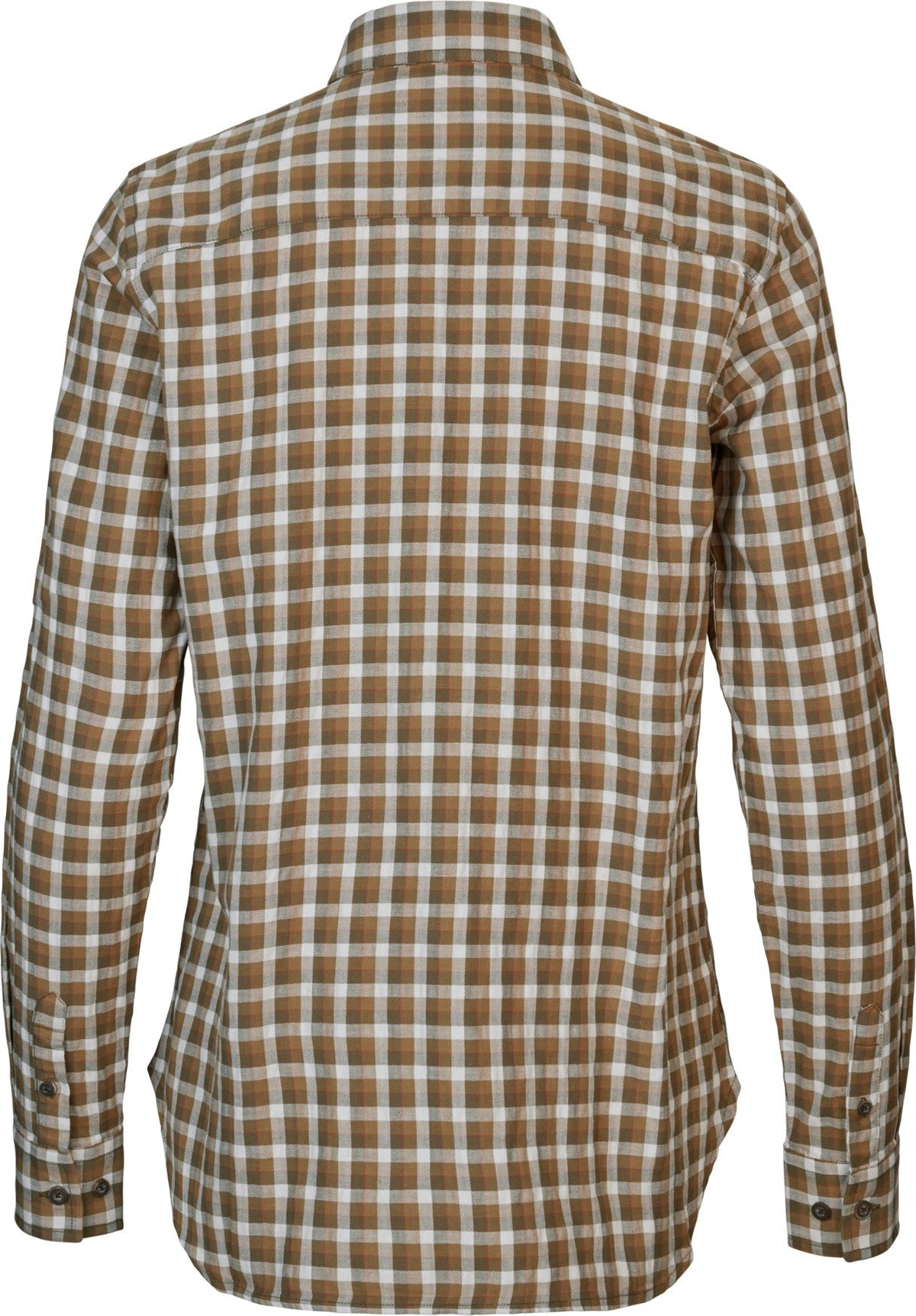 Fjäll L/S damsskjorta - Dark olive check - Härkila