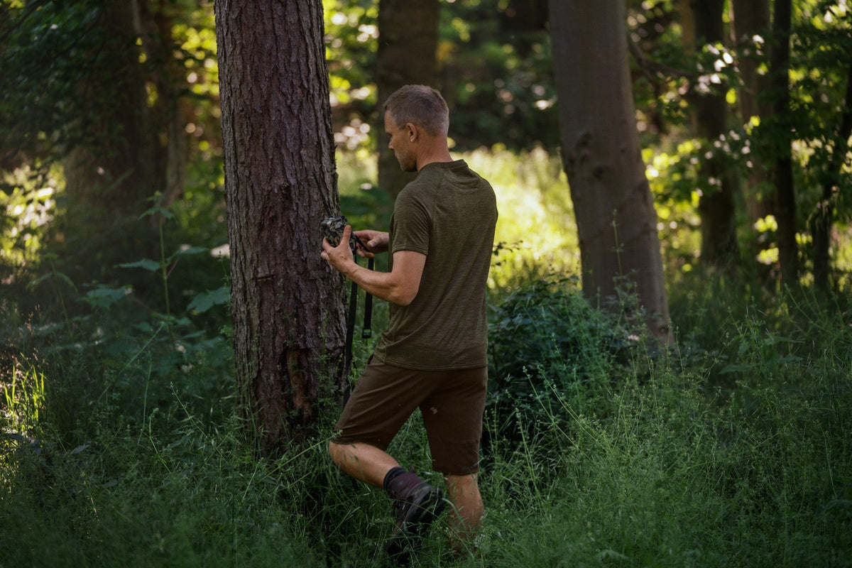 Rowan stretch shorts Pine green - Seeland