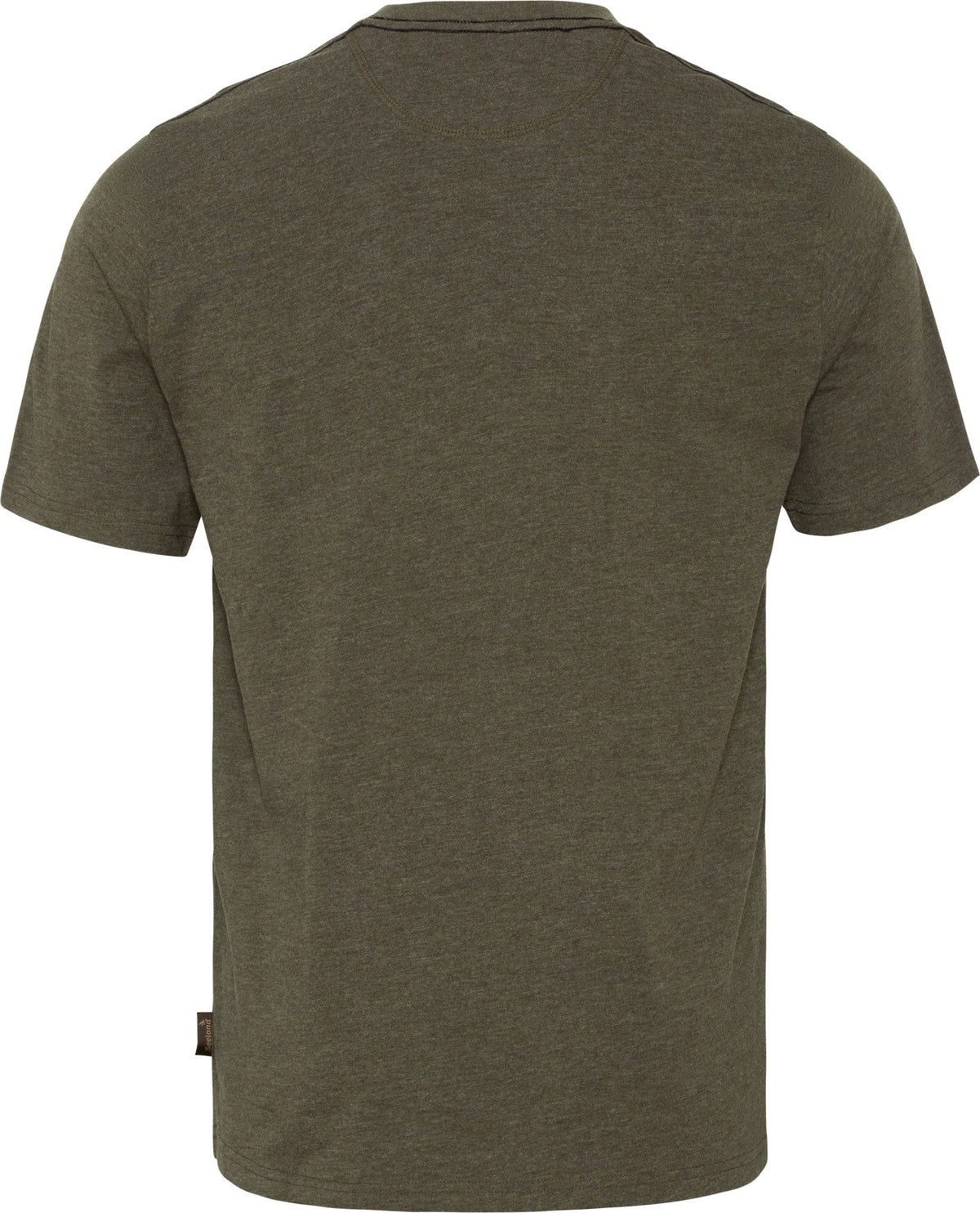 Frilufts-t-shirt Pine green melange - Seeland