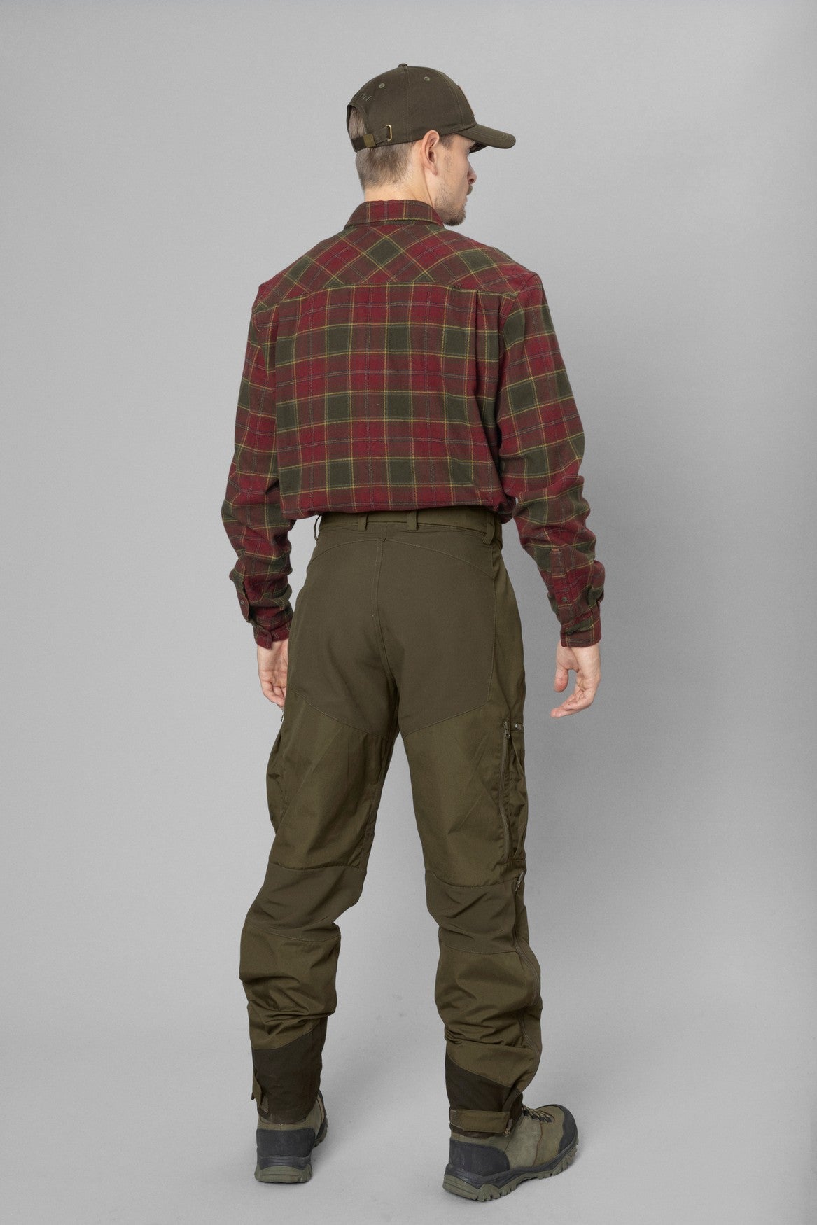 Glen Flanellskjorta Red forest check - Seeland