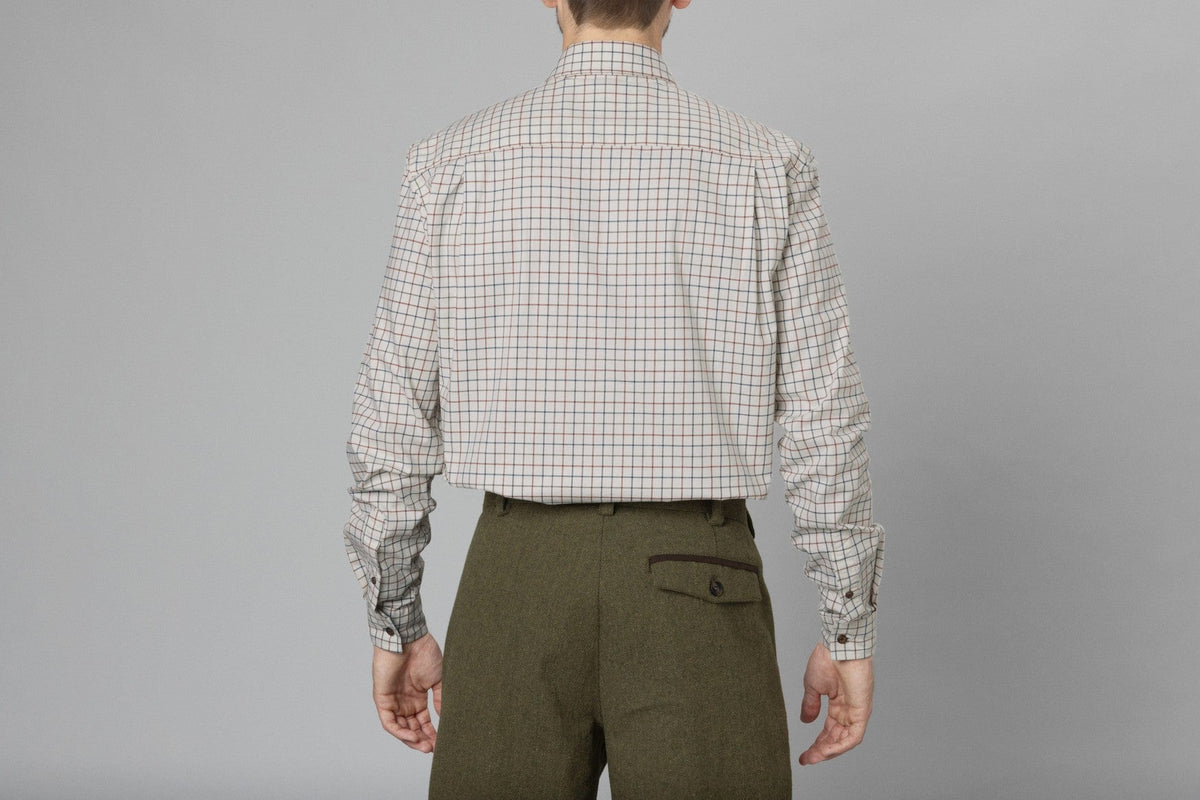 Oxford Skytteskjorta Grape Leaf/Terracotta Check - Seeland