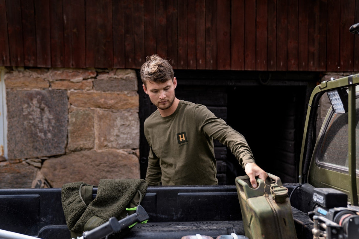 Gorm Långärmad t-shirt Willow green - Härkila