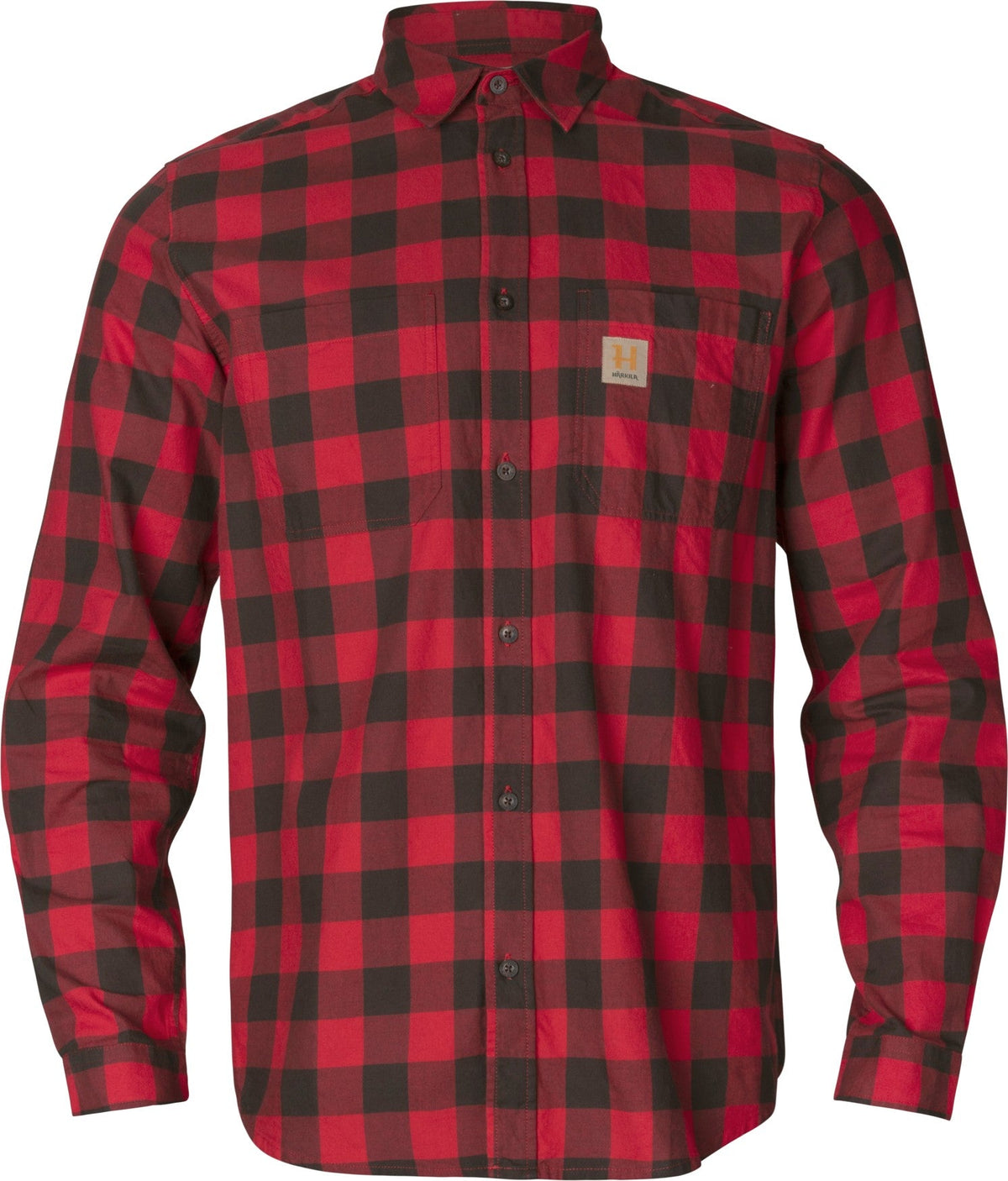 Skandinavisk långärmad skjorta Red check - Härkila