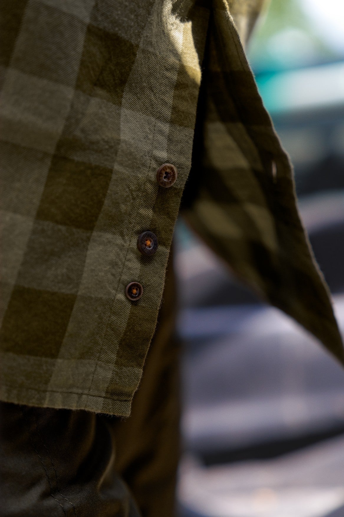 Skandinavisk L/S-skjorta Dark olive check - Härkila