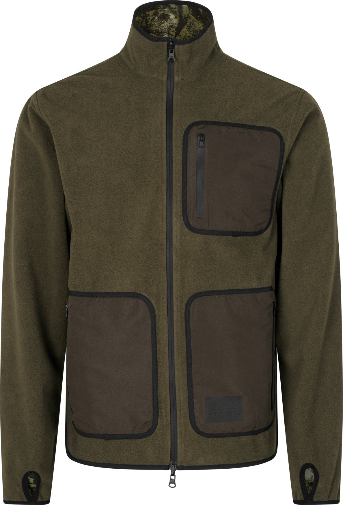 Rogue Vändbar Fleece Light Pine/Invis Green - Seeland
