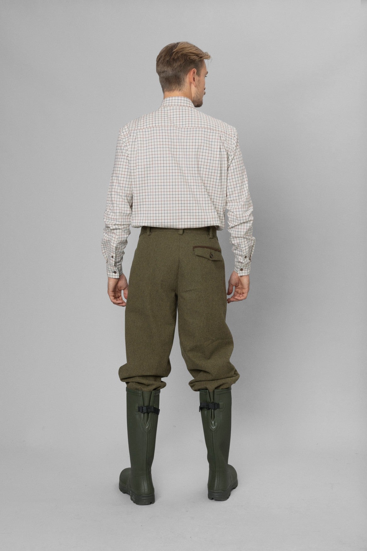 Oxford Skytteskjorta Grape Leaf/Terracotta Check - Seeland