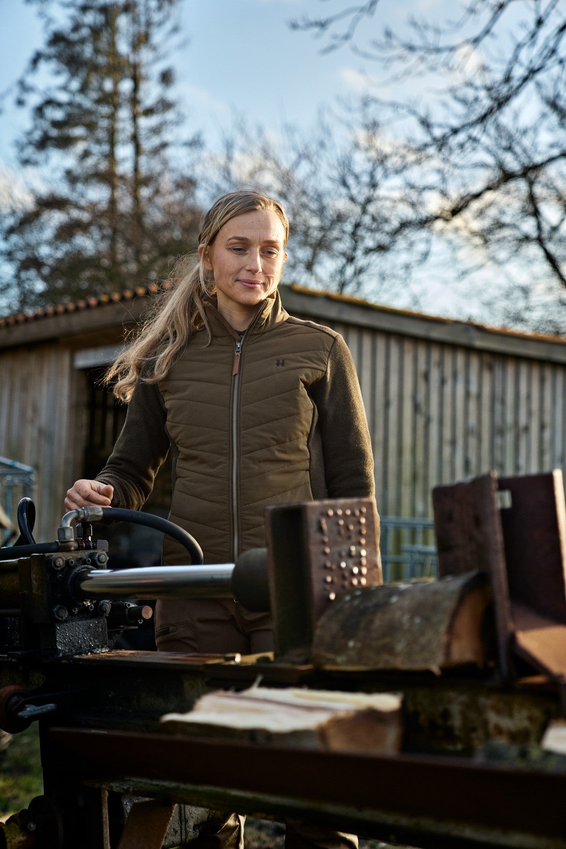 Sandhem Pro Isolerad cardigan dam Willow green - Härkila