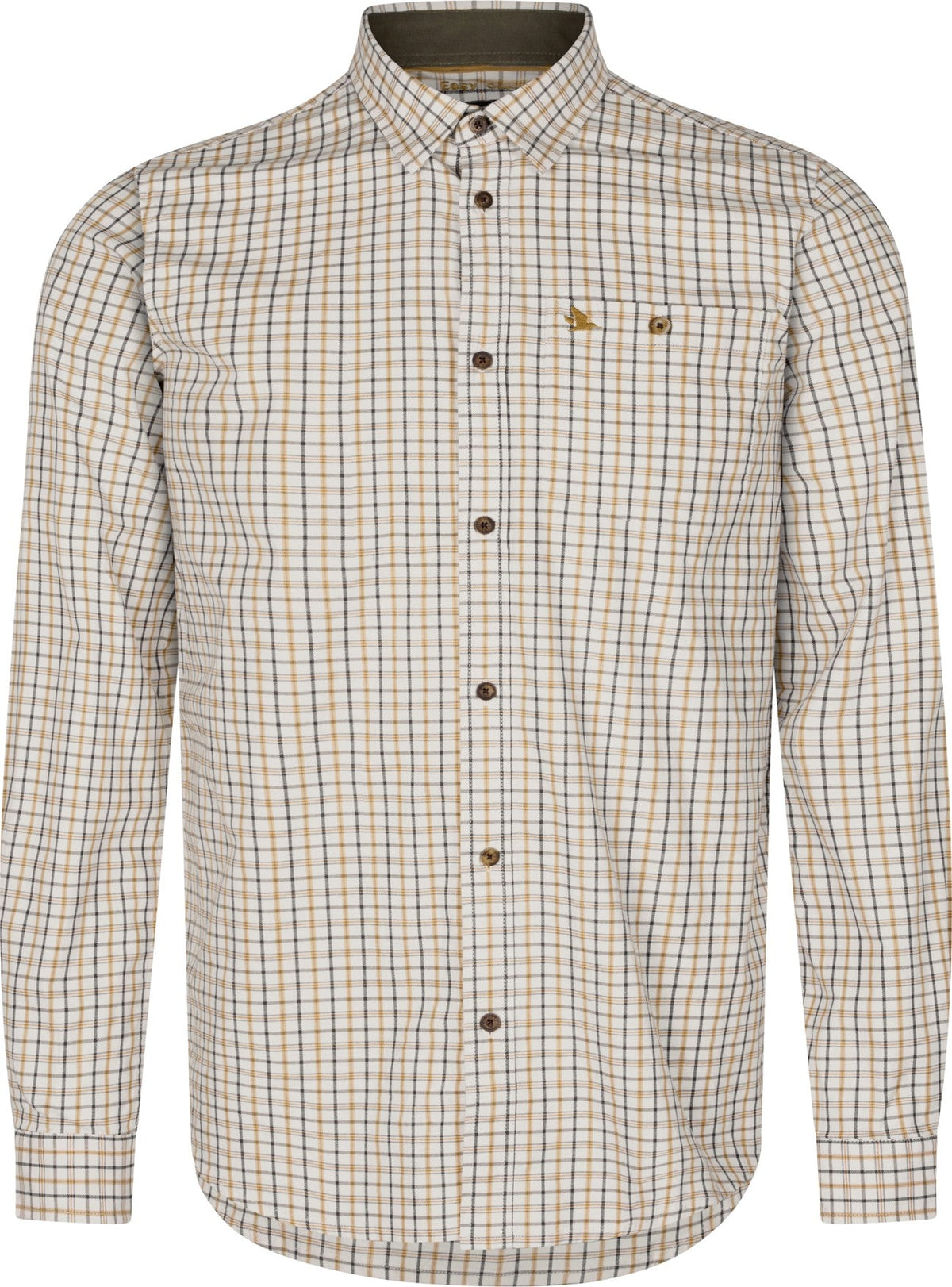 Oxford Skyttetröja Classic blue/Classic brown check - Seeland