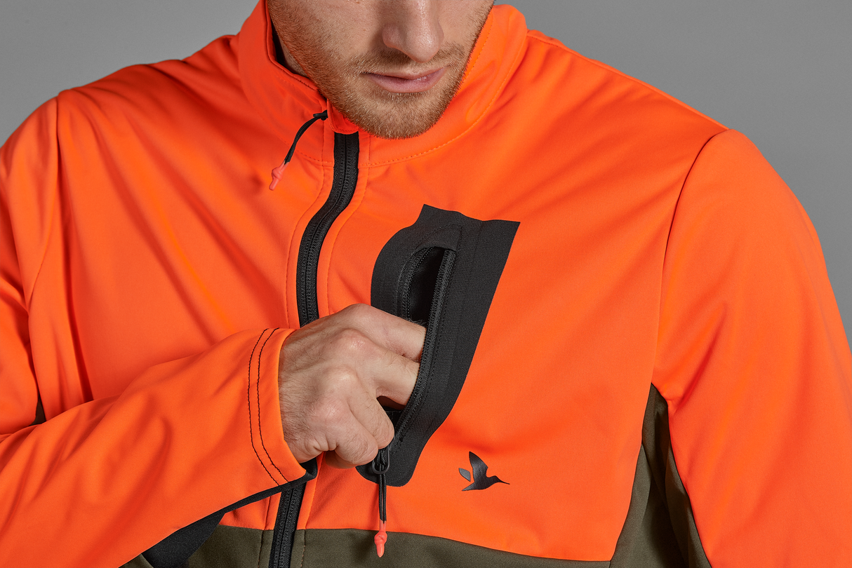 Force Advanced softshelljacka Hi-vis orange - Seeland