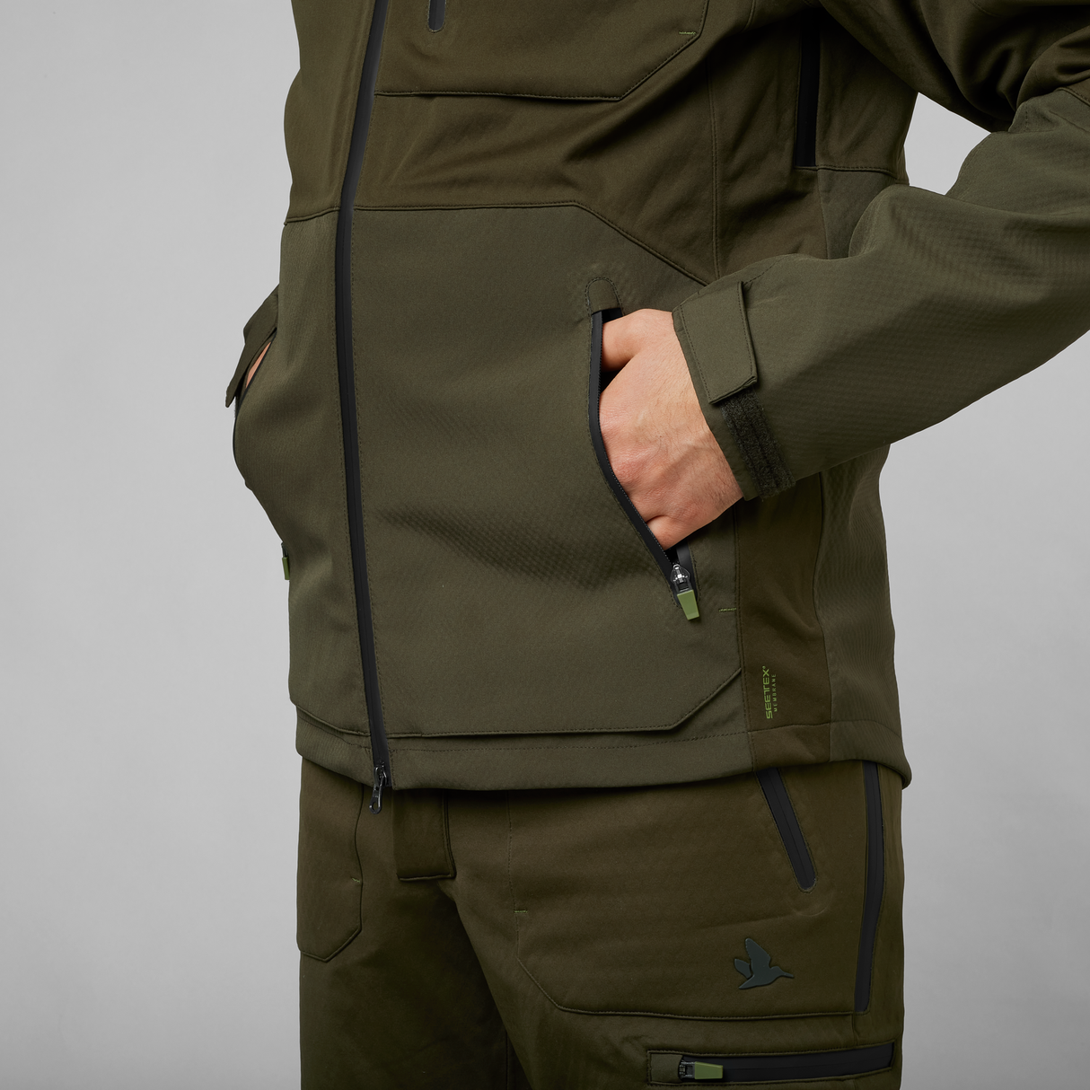 Hawker Shell II - jacka Pine green - Seeland