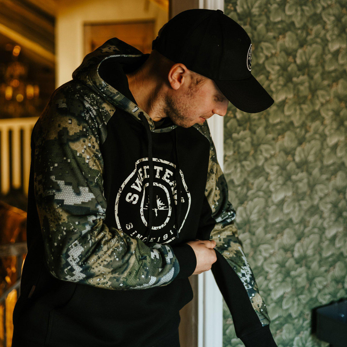 Ridge Hoodie Tröja Svart - Swedteam