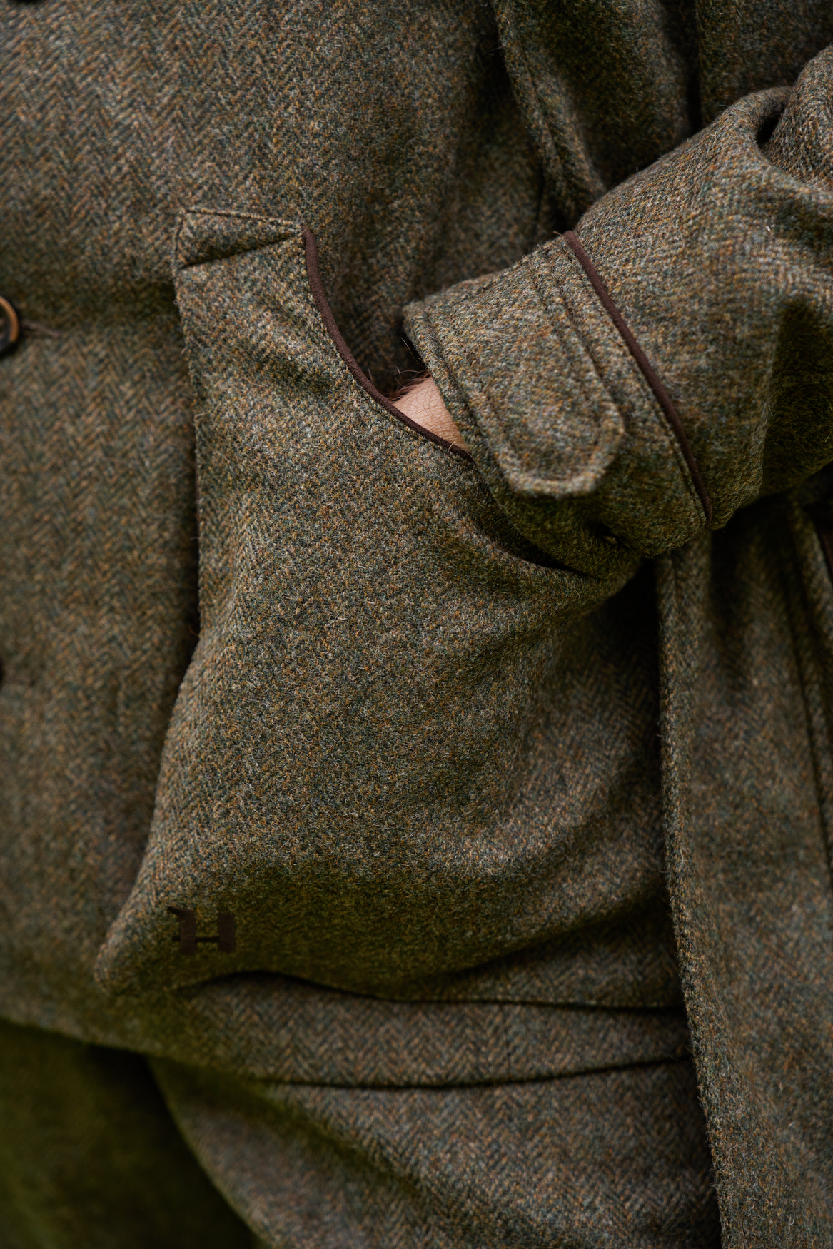 Skytteväst - Forest green/Herringbone - Kenmore – Härkila