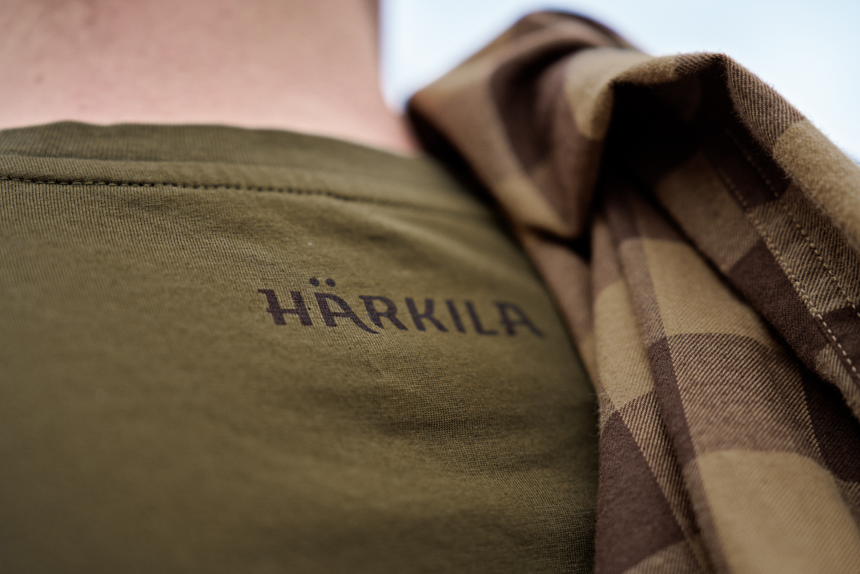 H-logo S/S T-shirt Mörk oliv - Härkila