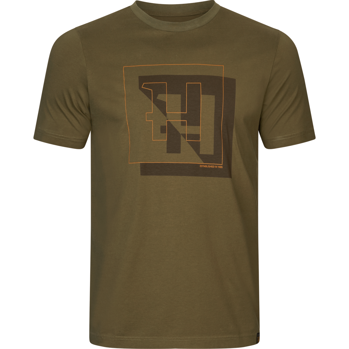 H-logo S/S T-shirt Mörk oliv - Härkila