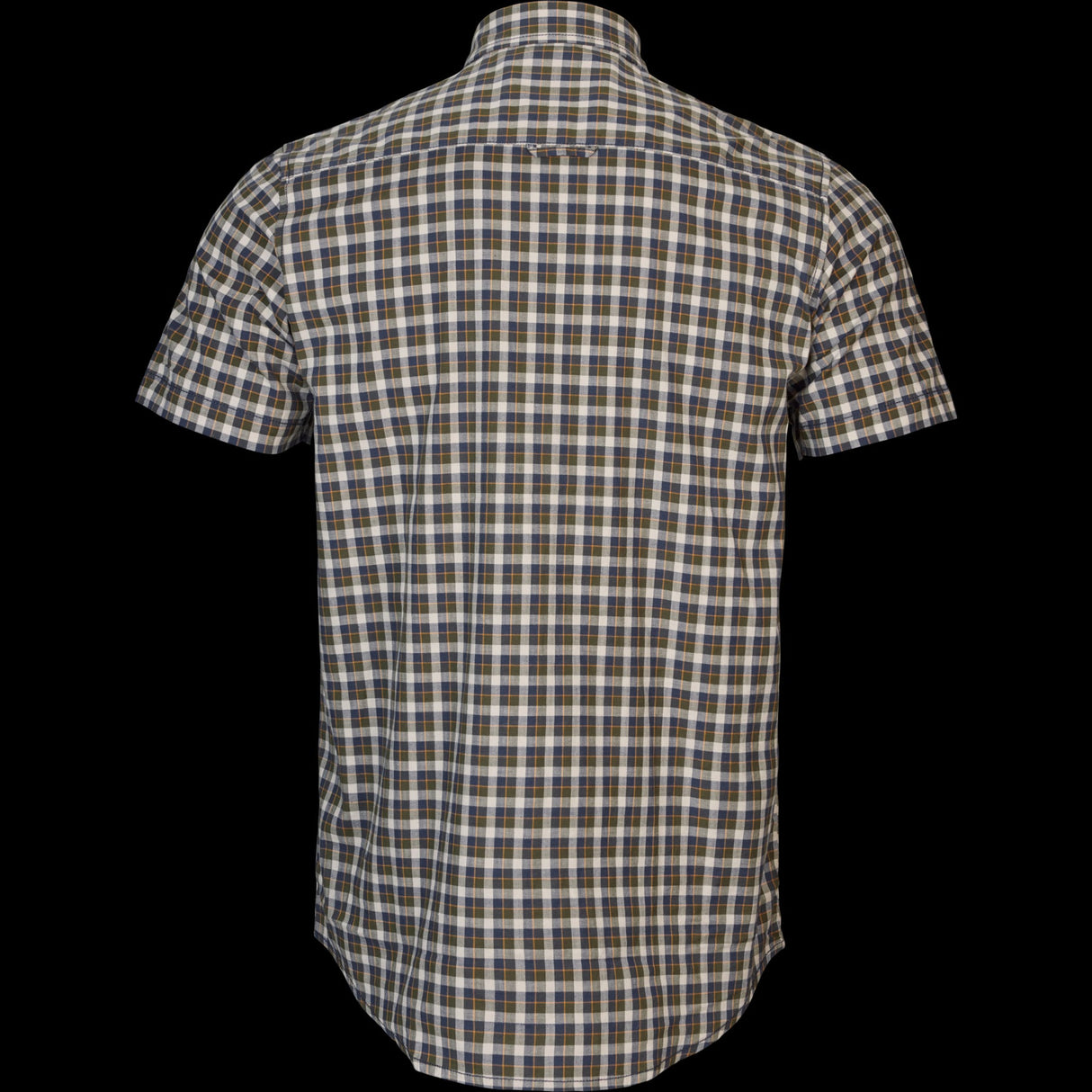 Fjell S/S-skjorta Naval Blue Check - Härkila