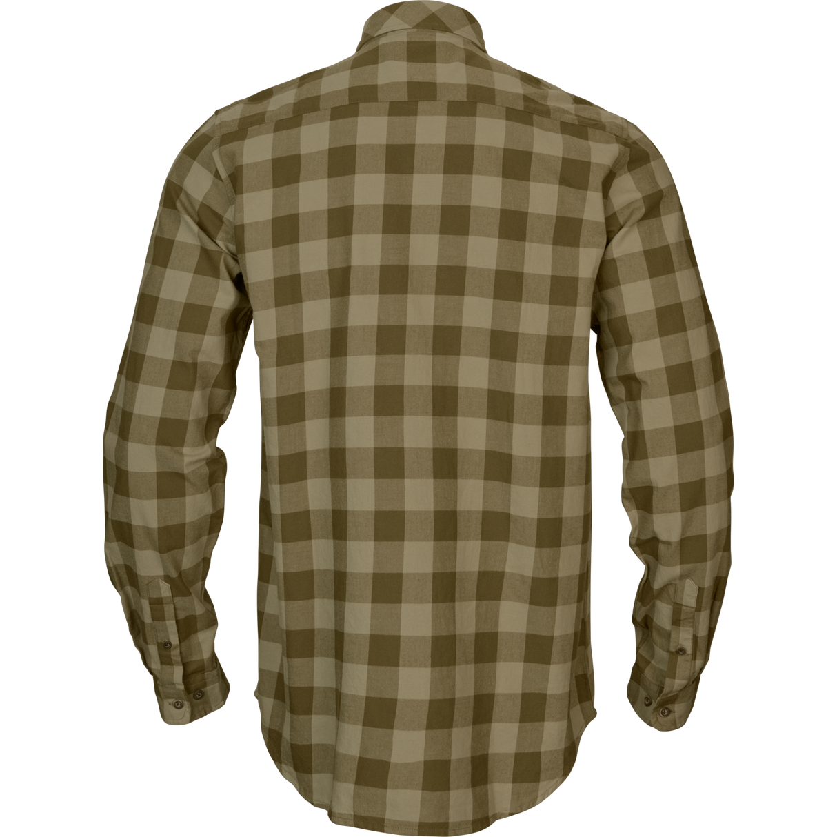 Skandinavisk L/S-skjorta Dark olive check - Härkila