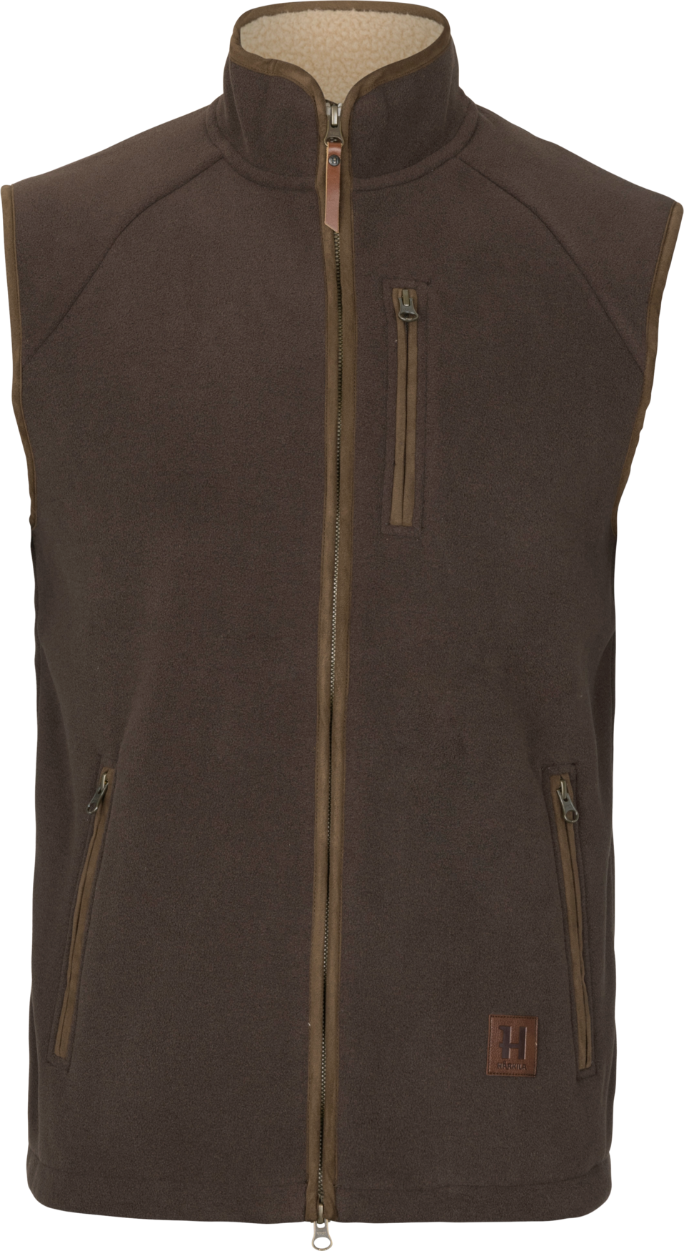 Sherpa fleeceväst Demitasse brown - Sandhem