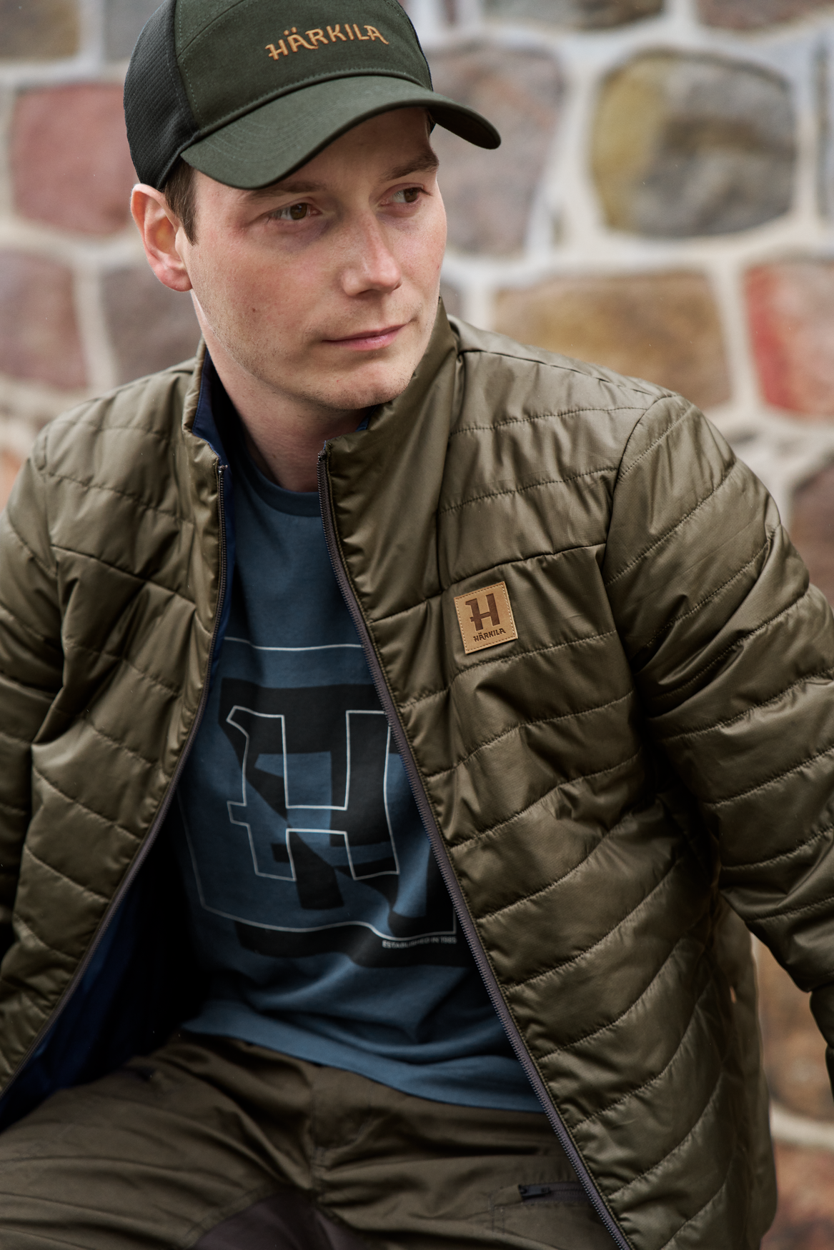 Kalix HSP Jacka Willow green/Sea blue - Härkila