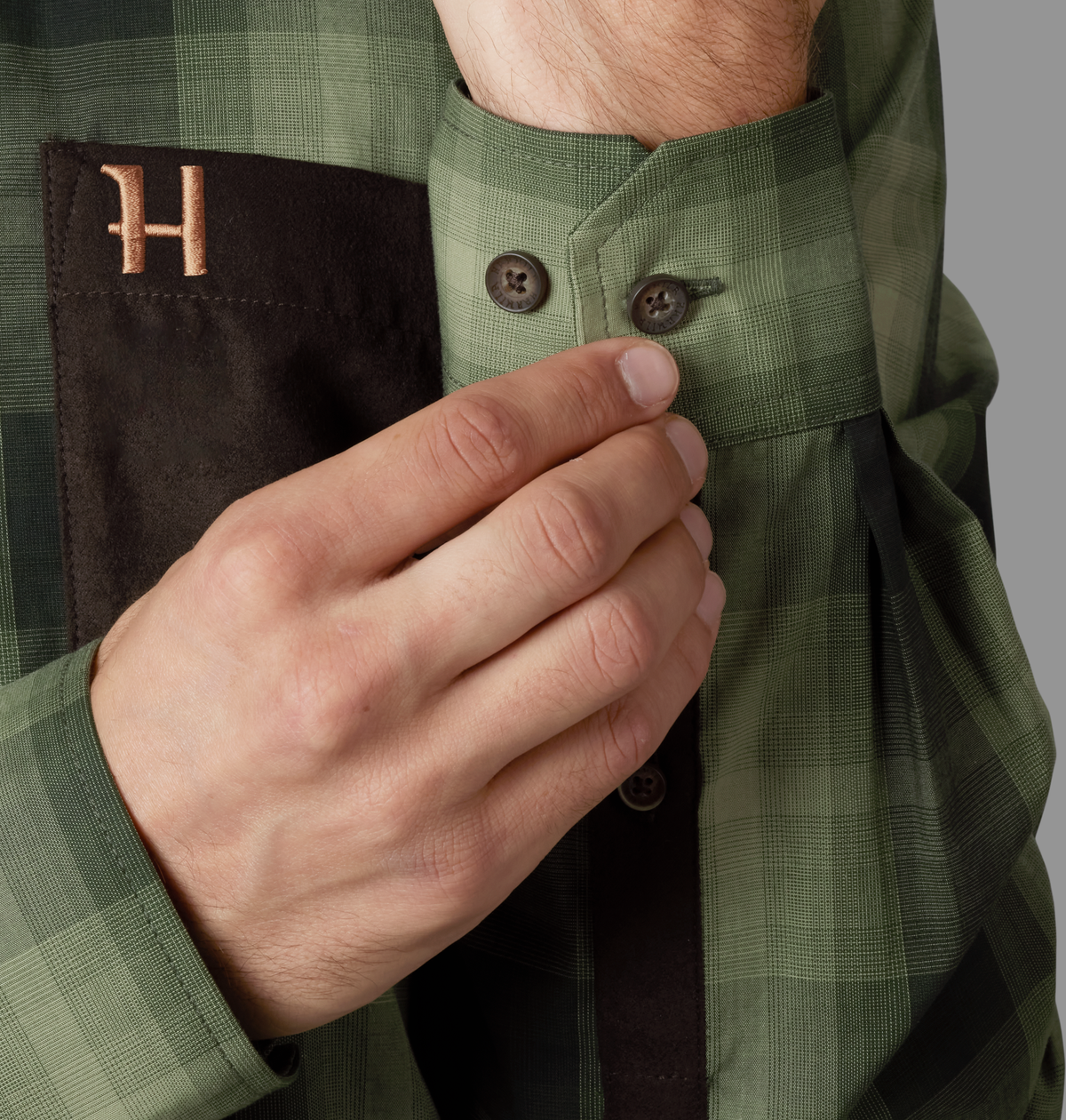 Akkan skjorta Duffel green - Härkila