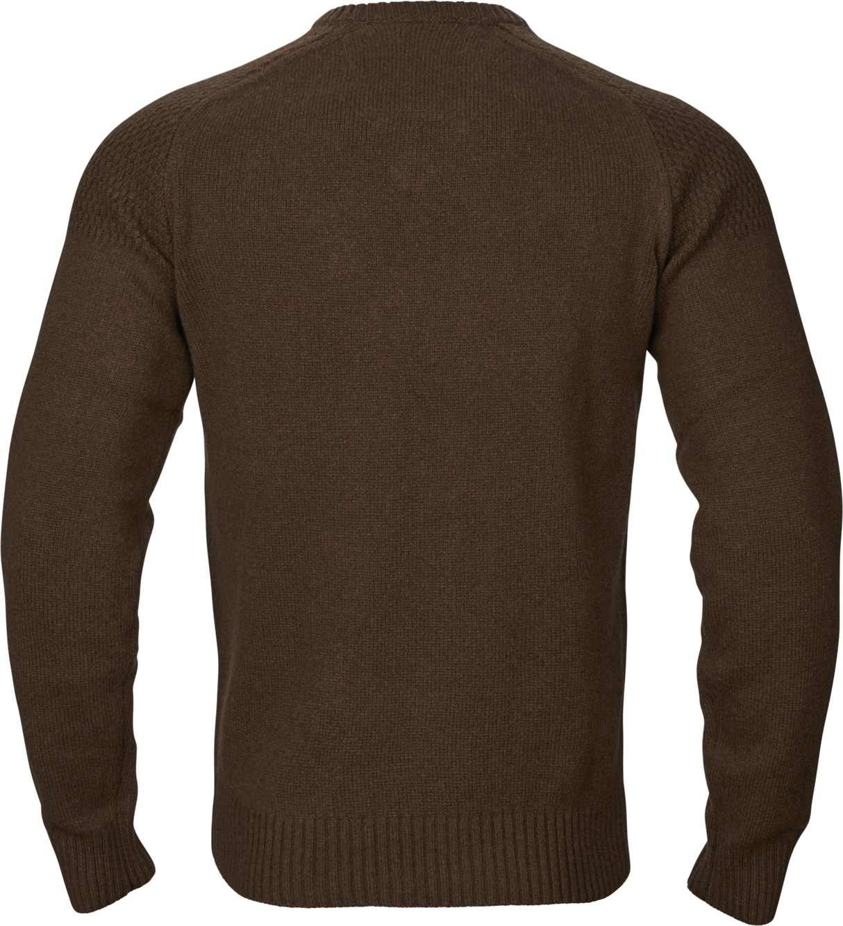 Merino V-ringad tröja Demitasse brown – Härkila