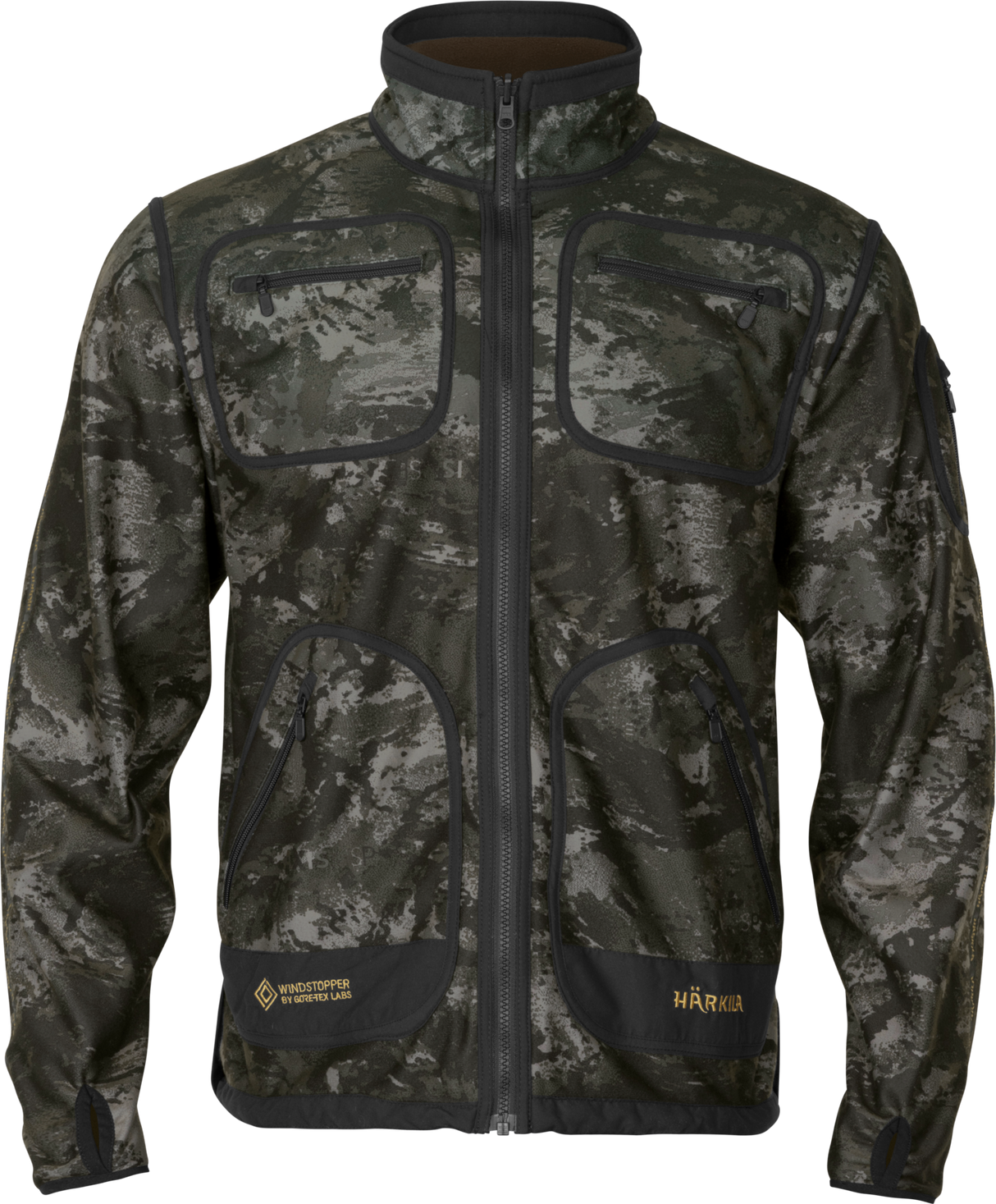 NOCTYX WSP Vändbar fleecejacka - AXIS MSP®Svart/Willow green - Kamko – Härkila