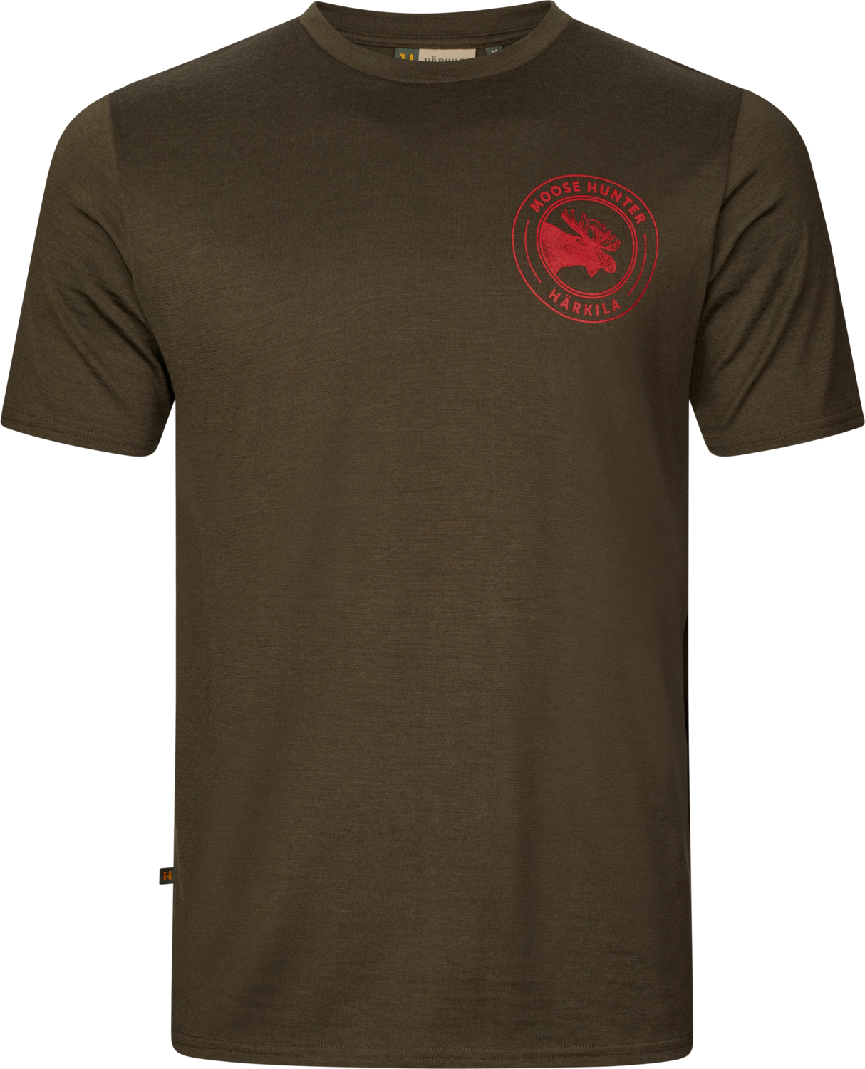 Game kortärmad t-shirt Willow green moose – Härkila