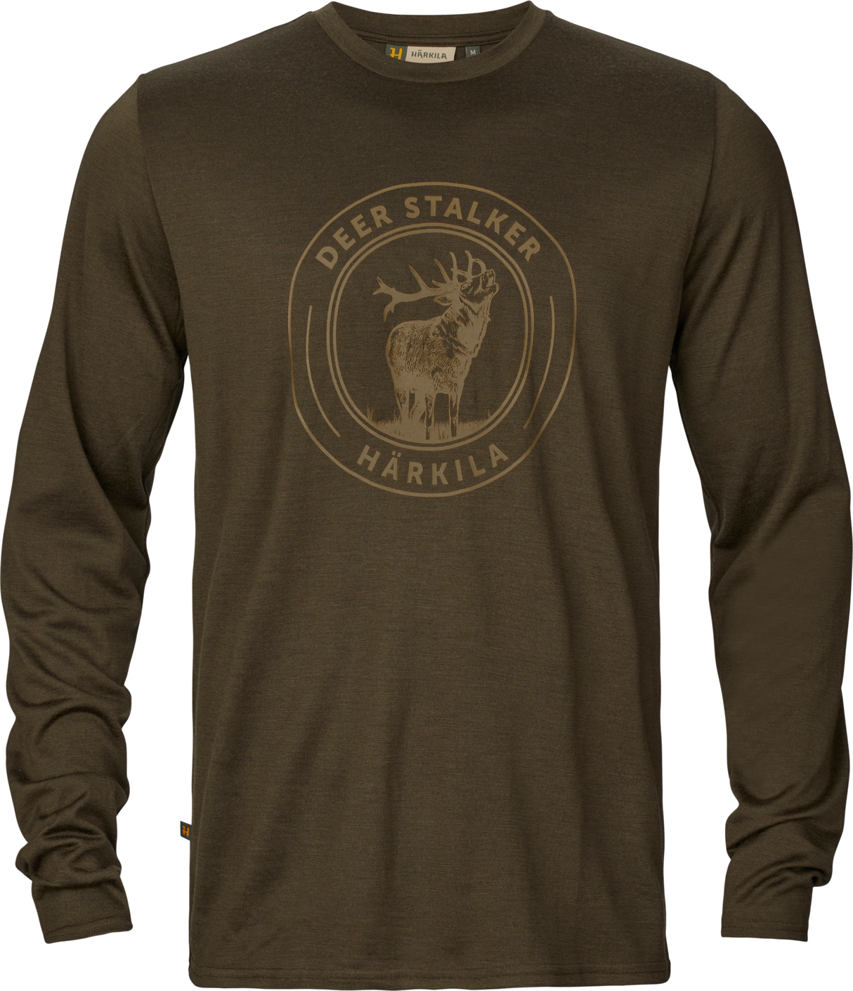 Game långärmad t-shirt Willow green stag
