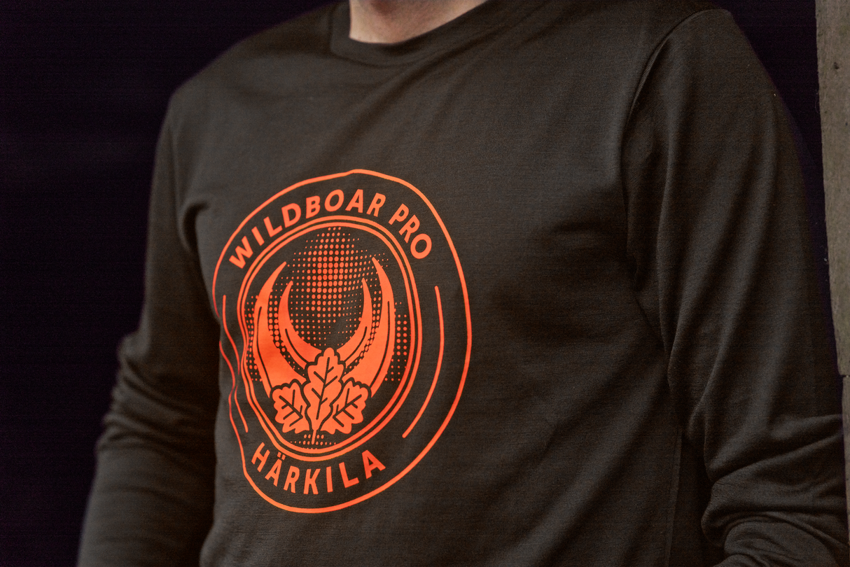 Game L/S T-shirt Shadow brown wildboar