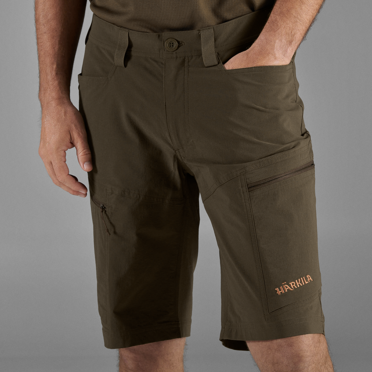 Trailshorts Willow green - Härkila