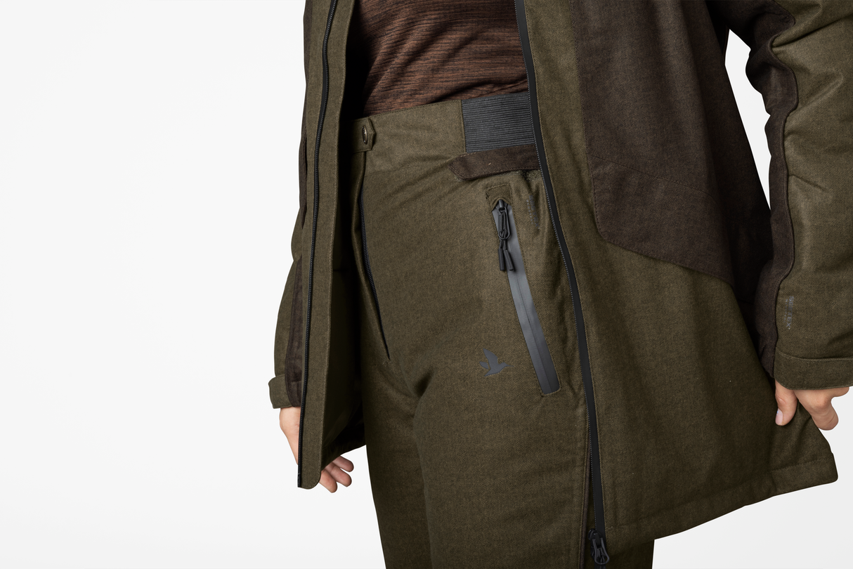 Avail Aya Isolerade byxor Pine green/Demitasse brown - Seeland