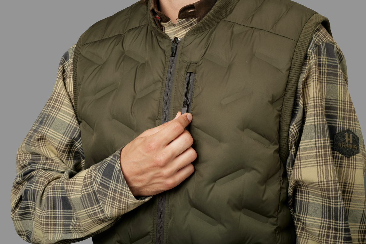 Driven Hunt Insulated väst Willow green - Härkila