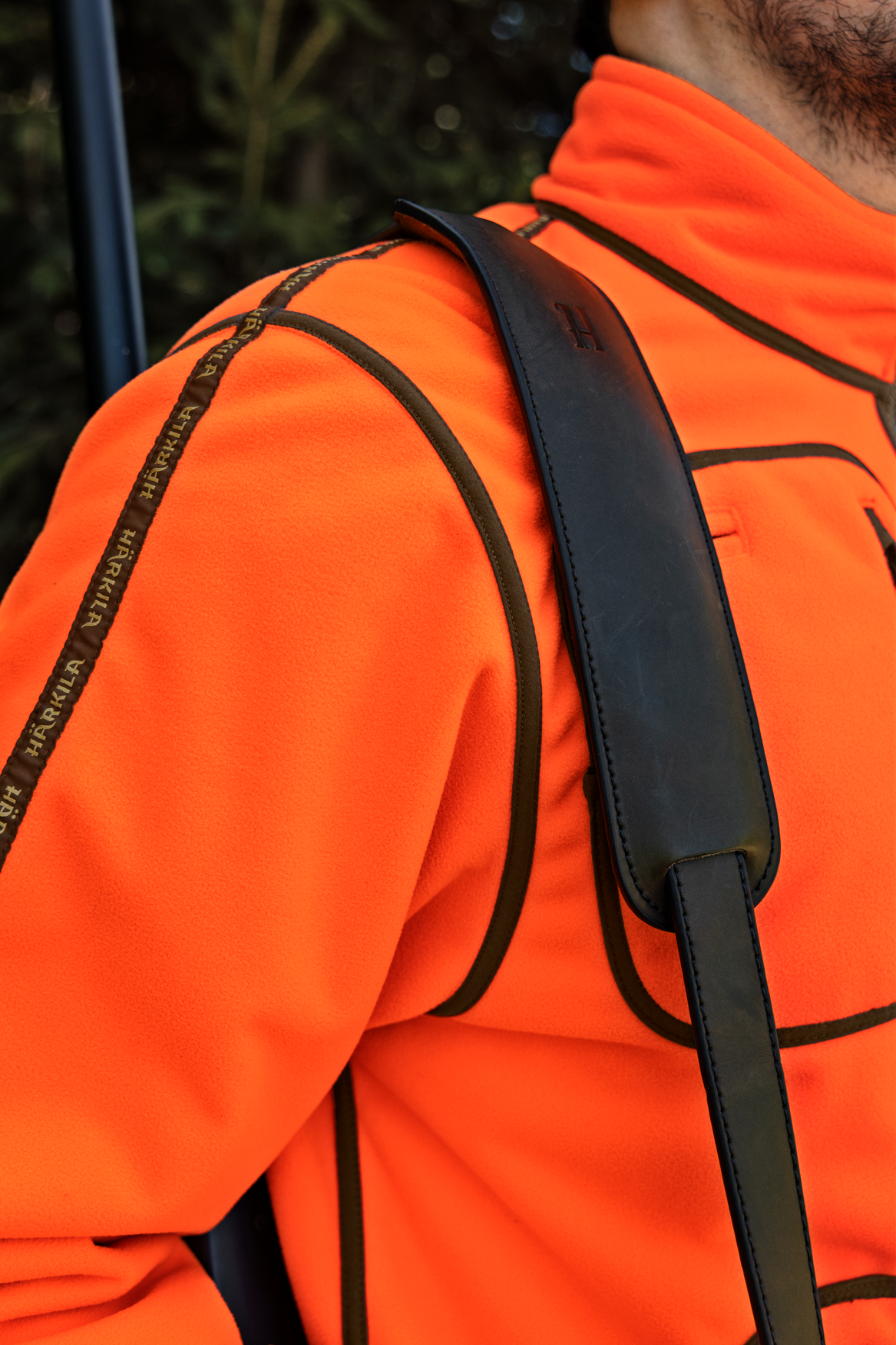 Kamko Blaze Vändbar Fleecejacka - Orange Blaze/Willow Green – Härkila