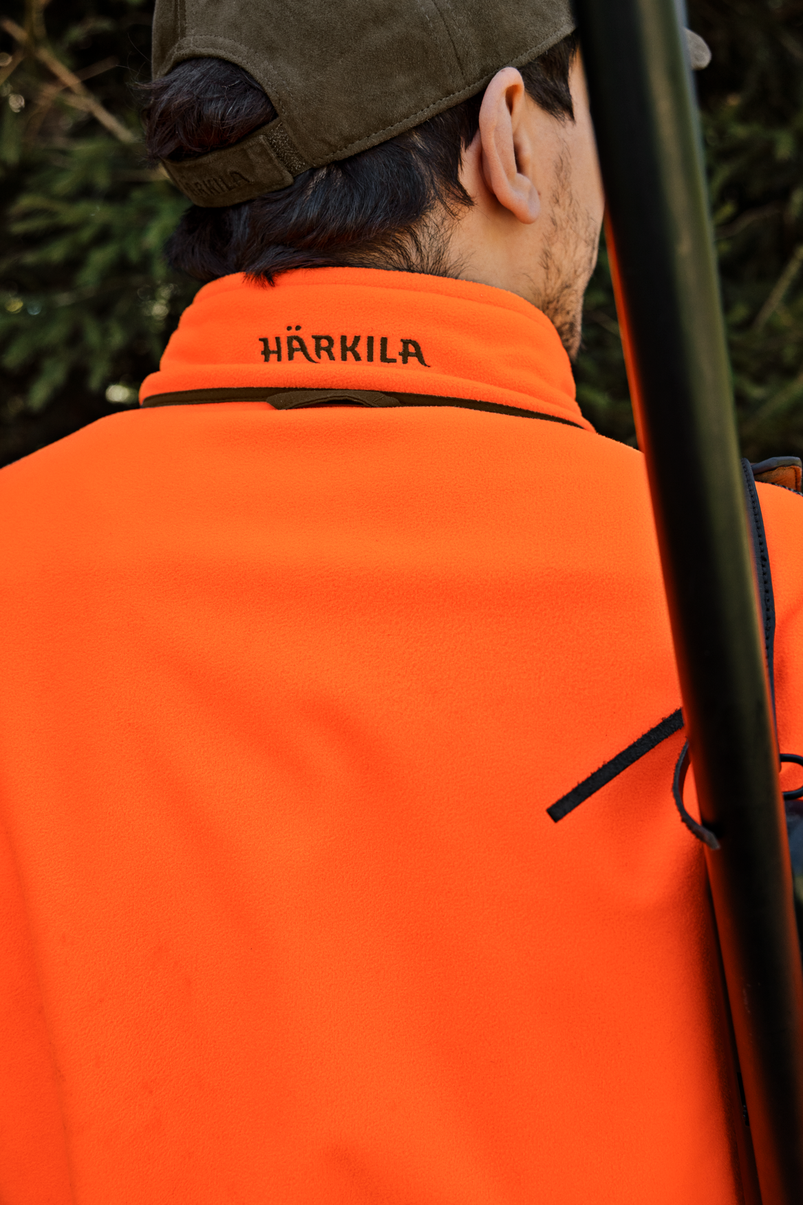 Kamko Blaze Vändbar Fleecejacka - Orange Blaze/Willow Green – Härkila