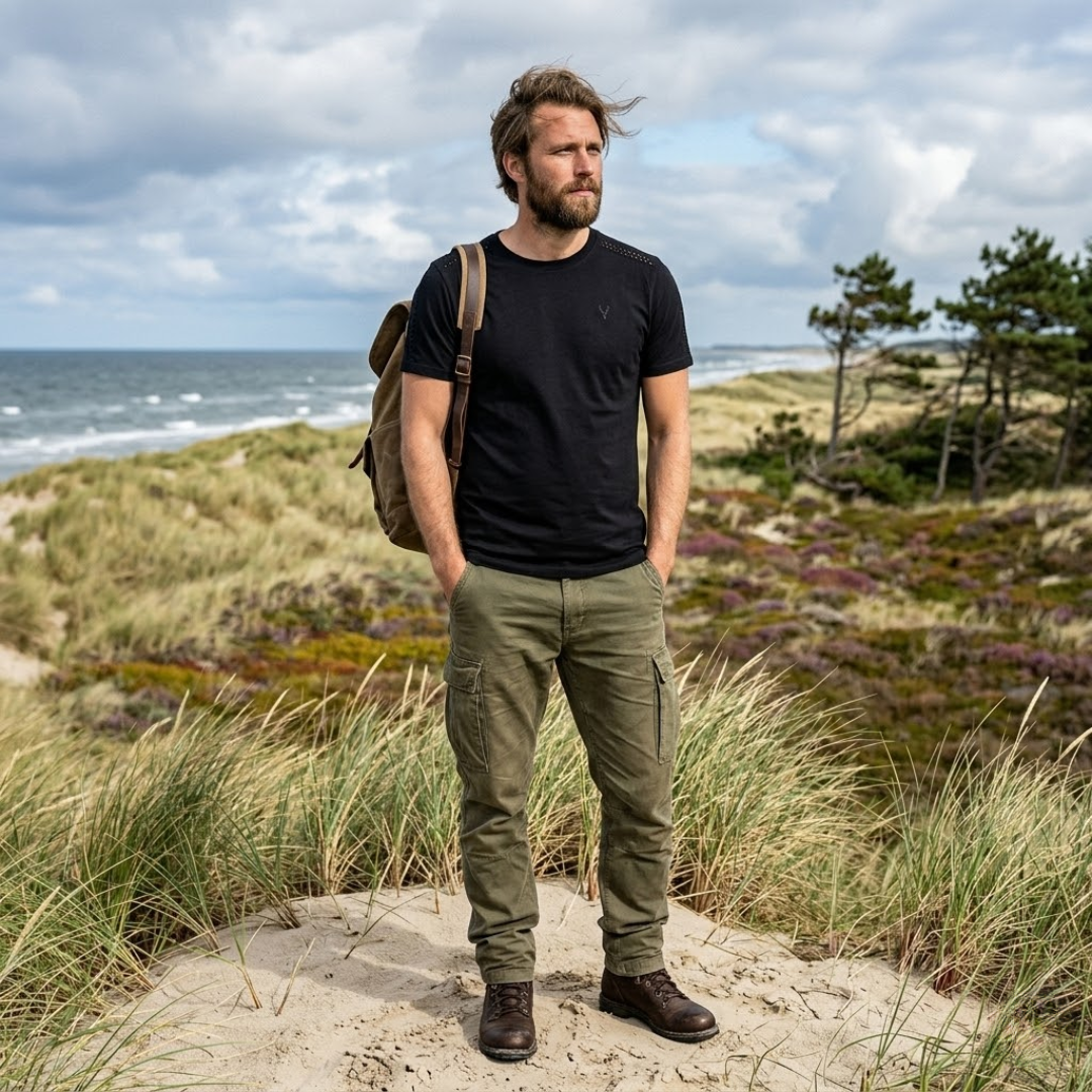 Supima T-shirt Svart – European hunter