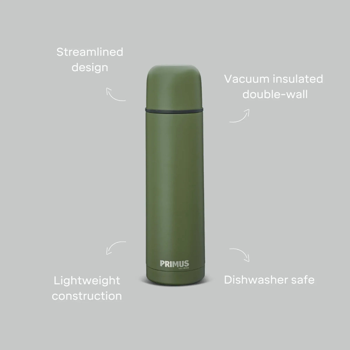 Classic Light Vakuumflaska OLIVE DRAB GREEN / 0.75 L – Primus