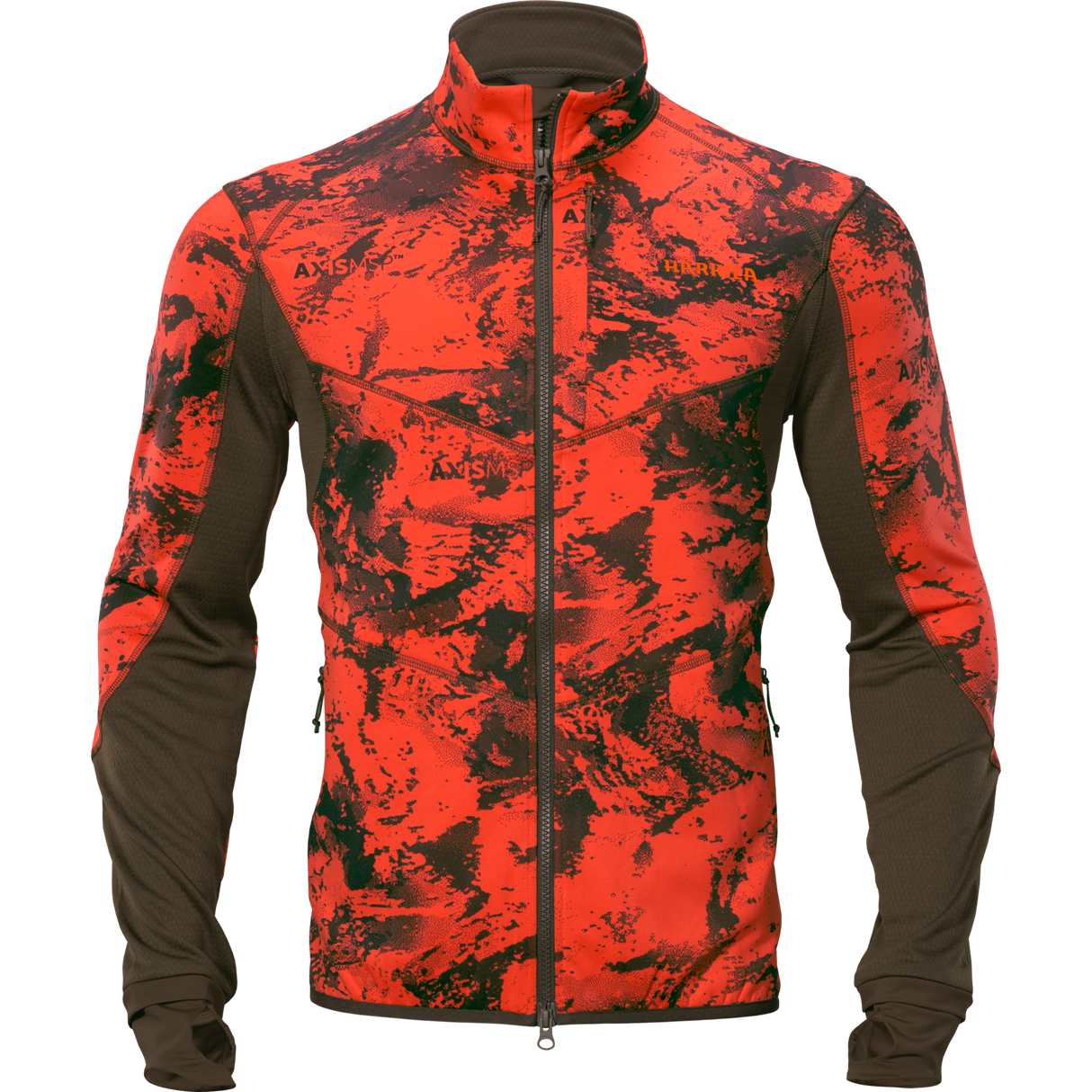 Wildboar Pro kamouflage fleecejacka AXIS MSP®Wildboar Orange/Shadow brown - Härkila