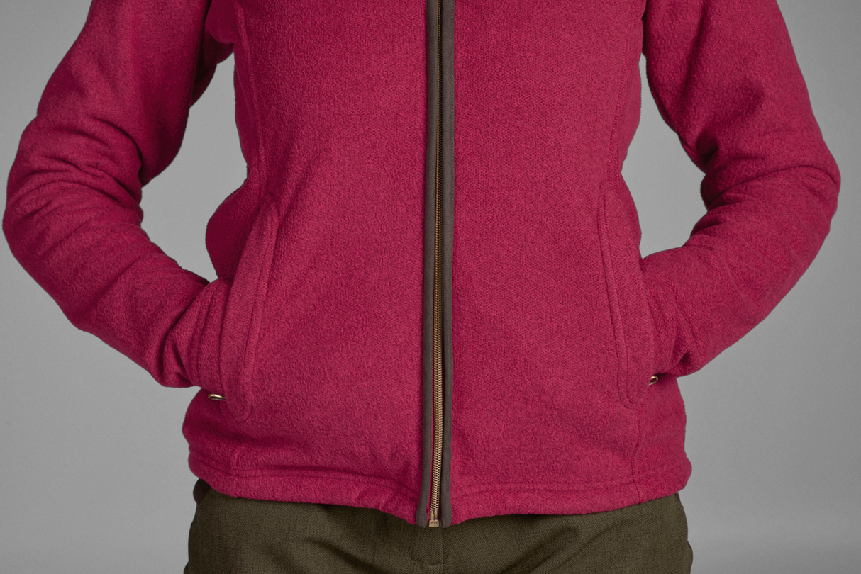 Woodcock Fleece Dam Klassisk burgundy - Seeland