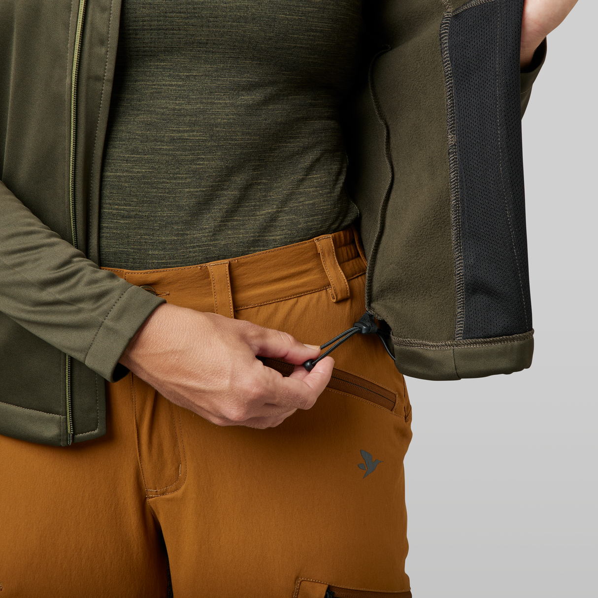 Emily fleece Dam Pine green - Seeland