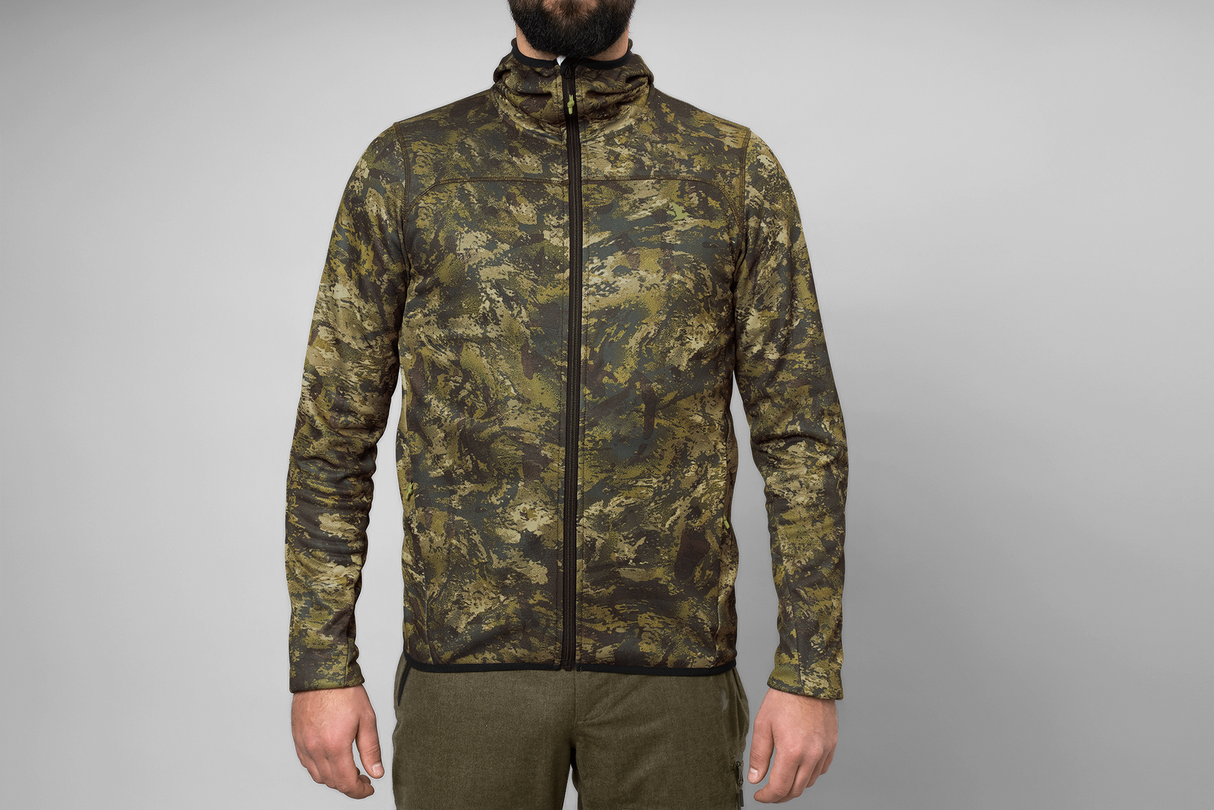 Power Camo fleecejacka InVis green - Seeland