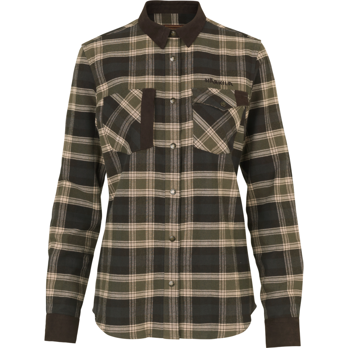 Aivak L/S skjorta - Dam Oliv - Härkila